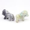 Wild Boar Statue With Natural Crystals Hand Carved Healing Animal Figurine Reiki Gemstone Craft Home Decoration Gem Gifts 2.8 In