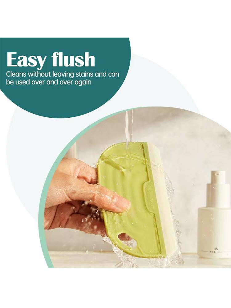 Non Marking Silicone Scraper, Cleaning Tool For Kitchen Countertops And Bathroom Windows, Household Water Stain Cleaning Scraper