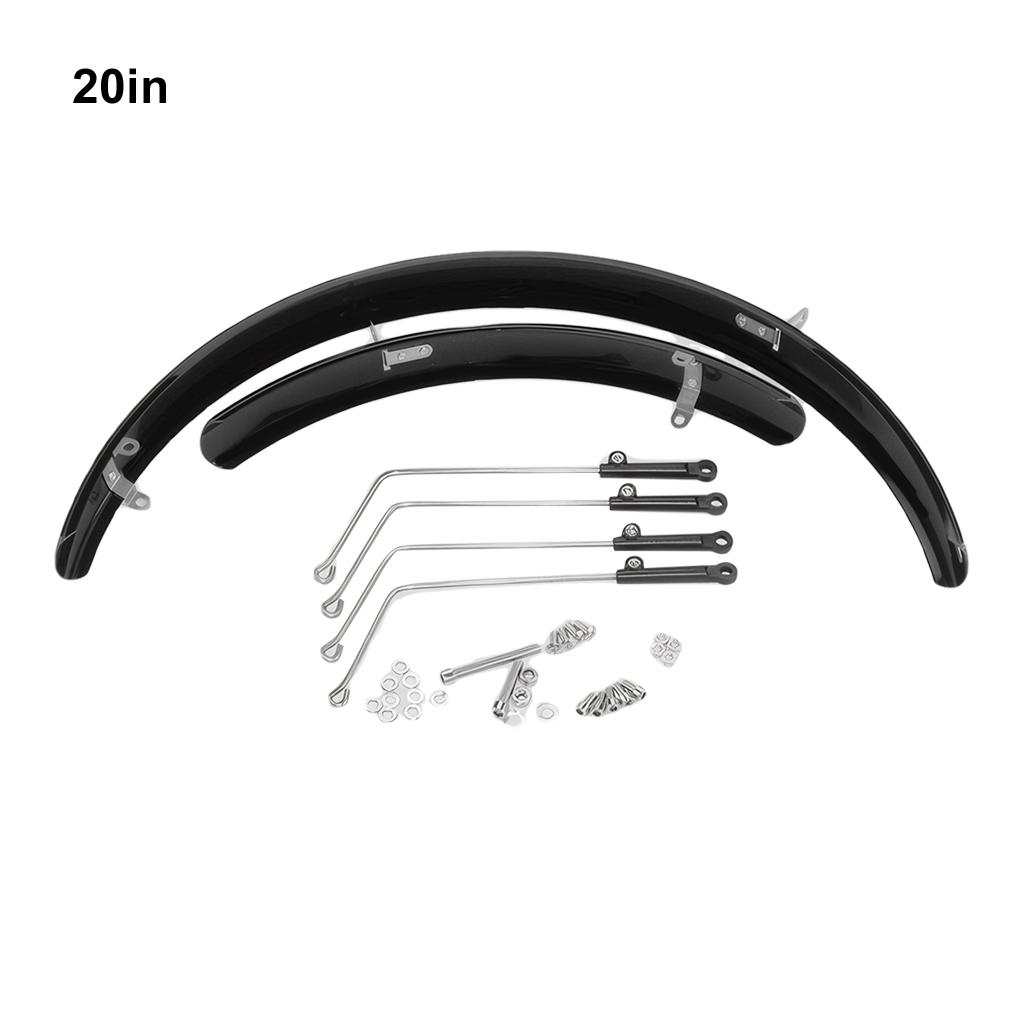 

Пара быстро устанавливаемых крыльев Легкая установка Для 16/20-дюймового складного велосипеда Ретро крыло Велосипедное крыло Дополнение V-brake
