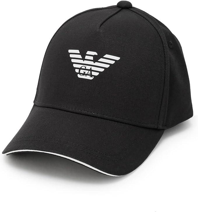 Emporio Armani branded baseball cap signed black