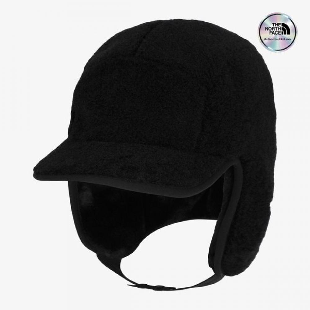 The North Face White Label Puppy Fleece Ear Muffs Ex Cap Black Ne3cr56j BLACK/ONE