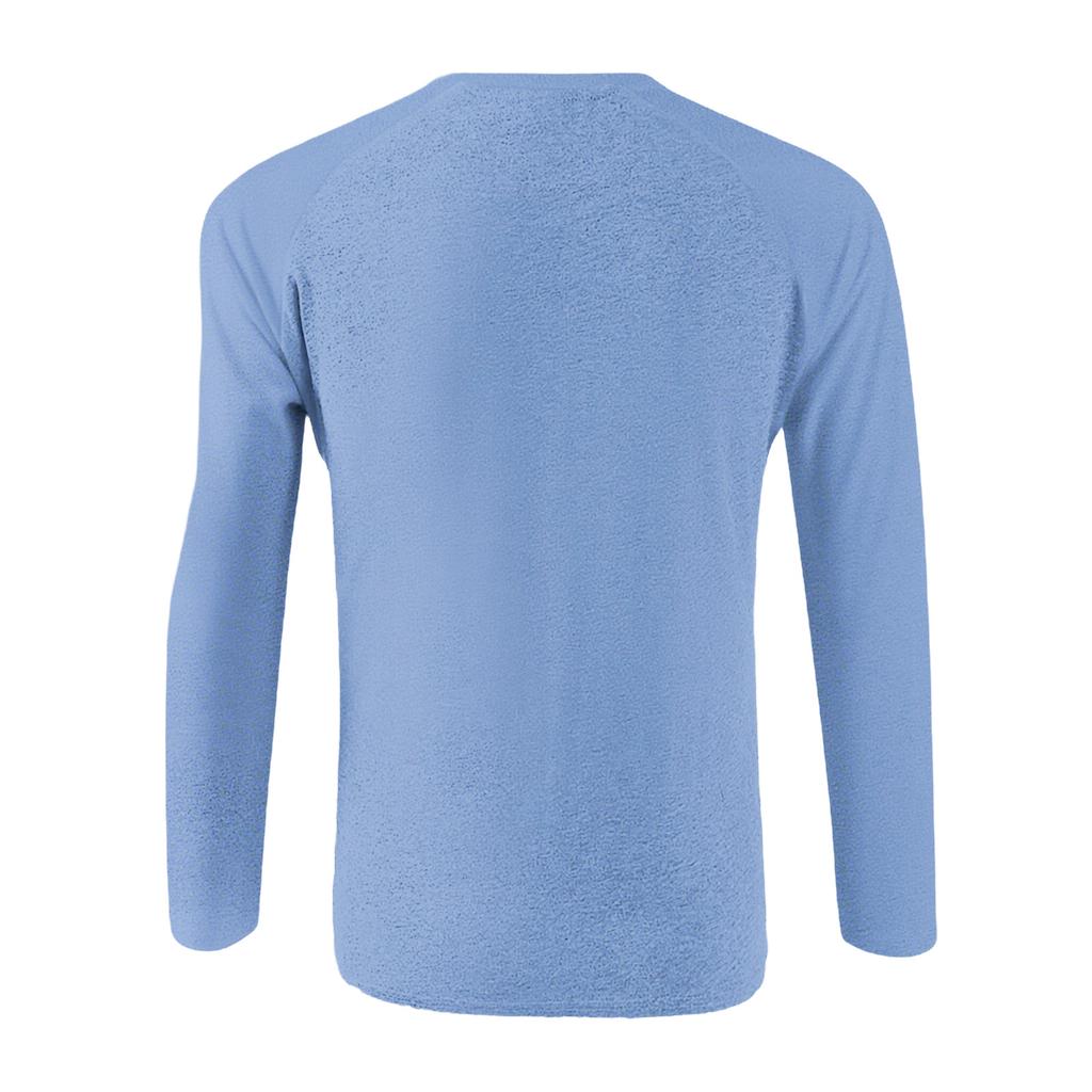 Casual printed raglan sleeve men's long sleeve top