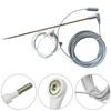 30cm Grounding RodGround Rod Driverwith 2 Ground Wire EasyTo Us For Grounded Mats Pads Sheets Anti-Static Safety Discharge