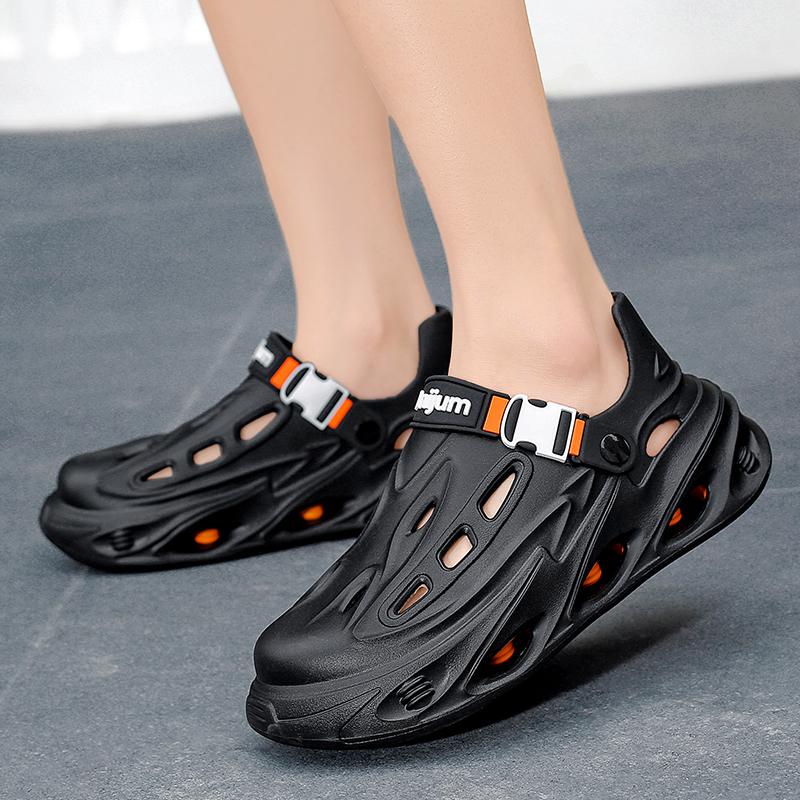 Summer New Men'S Outdoor Clogs Beach Sandals Sport Breathable Slippers Slides Men Casual Garden Shoes Hiking Men Outdoor Sandals