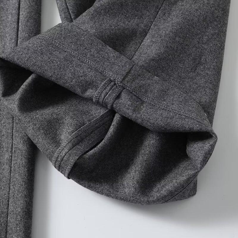 Spring 2025 Women's Versatile Wool Straight-Leg Commuter Pants