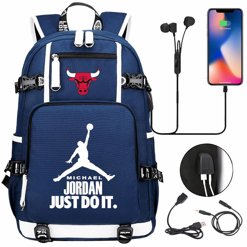 3 Piece School Backpack Set for Students Large Capacity Oxford Cloth Schoolbag with Shoulder Strap and Pencil Case