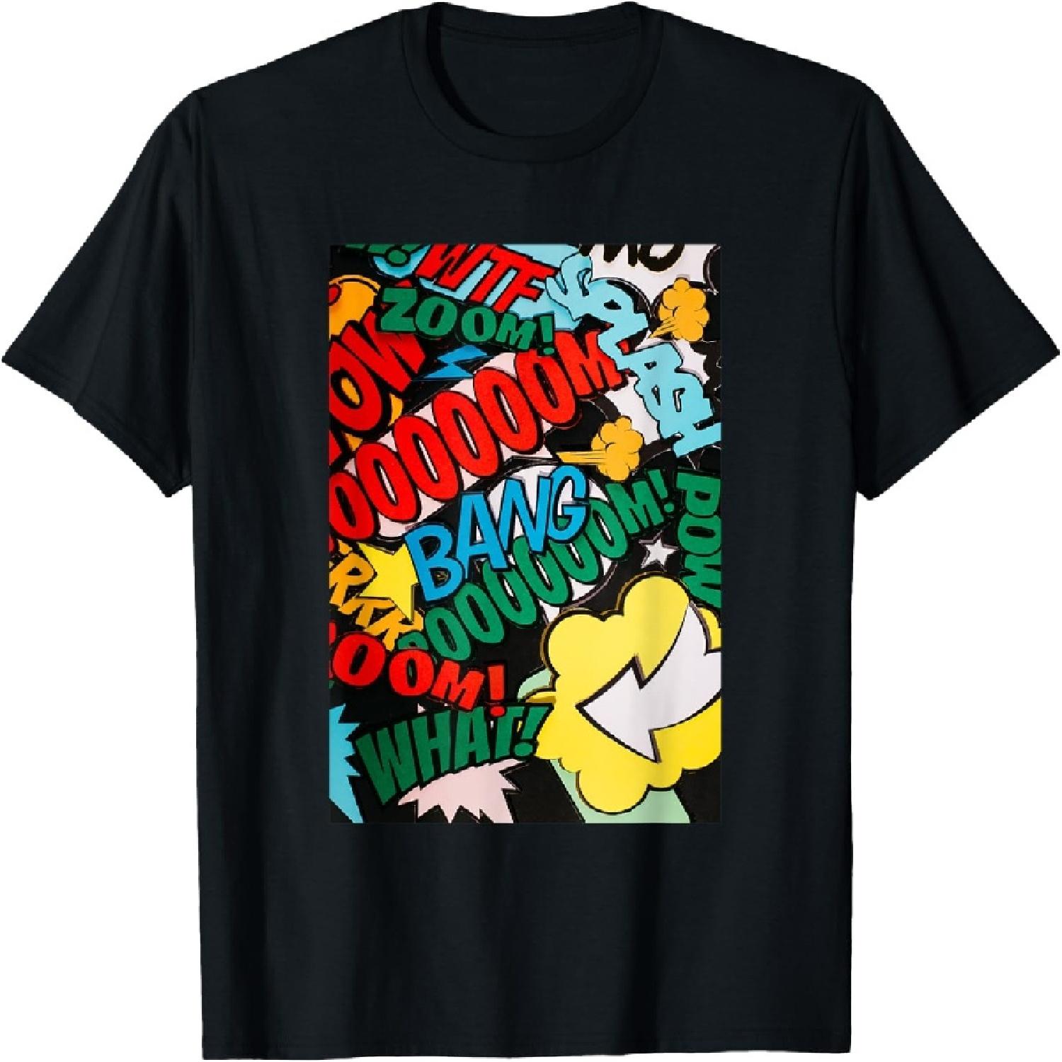 Cool Pop Art Graffiti Art Style Illustration Graphic Designs T-Shirt XXXXXL разноцветный
