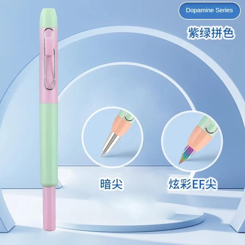 

Lanbitou 3088/3088A Press Fountain Pen EF F Retractable Metal Writing Ink Pen School Office Supplies Stationery PK JINHAO 10 A1 F