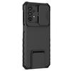 For Samsung Galaxy A23 4G/A23 5G (Global Version) Slide Camera Lid Phone Case PC+TPU Kickstand Cover