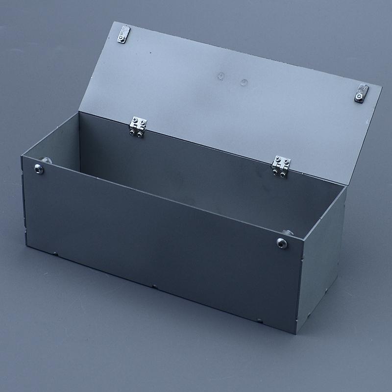 RC Dump Truck Metal Tool Box Battery Case Decoration Upgrade for 1/14 Tamiya SCANIA 770S VOLVO BENZ MAN TGX LESU Car Accessories