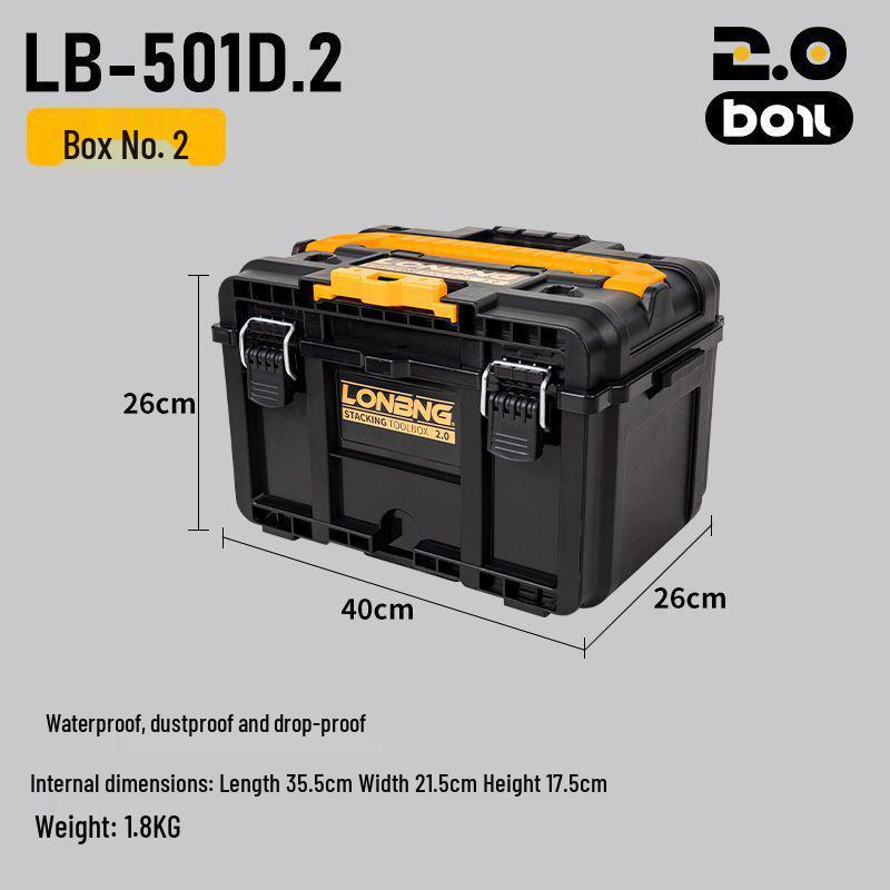 Longbang 2.0 Industrial Multifunction Stackable Tool Storage Suitcase