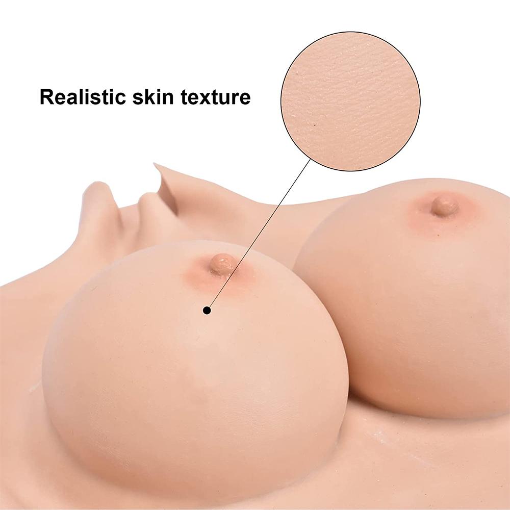 Silicone Breastplate Fake Boobs False Breasts B/C/D/E/G Cup For Breast Forms For Transgender Crossdressers Silicone Filling
