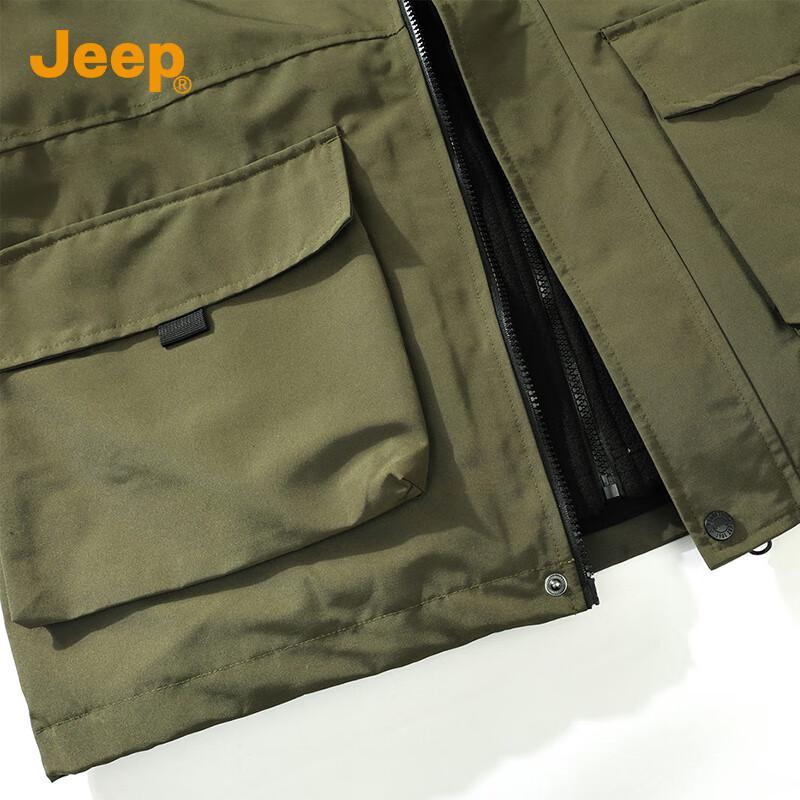 JEEP Men's 3-in-1 Detachable Liner Outdoor Jacket