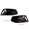2PCS Front Bumper Fog Light Cover Grill Grille Fit A6 C8 2019-2023