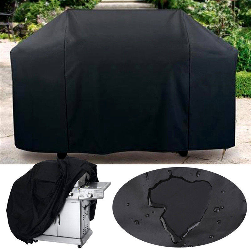 Bbq Grill Cover Heavy Duty Oxford Cloth Waterproof Outdoor Patio Barbecue Smoker Protective Cover 150x100x125cm