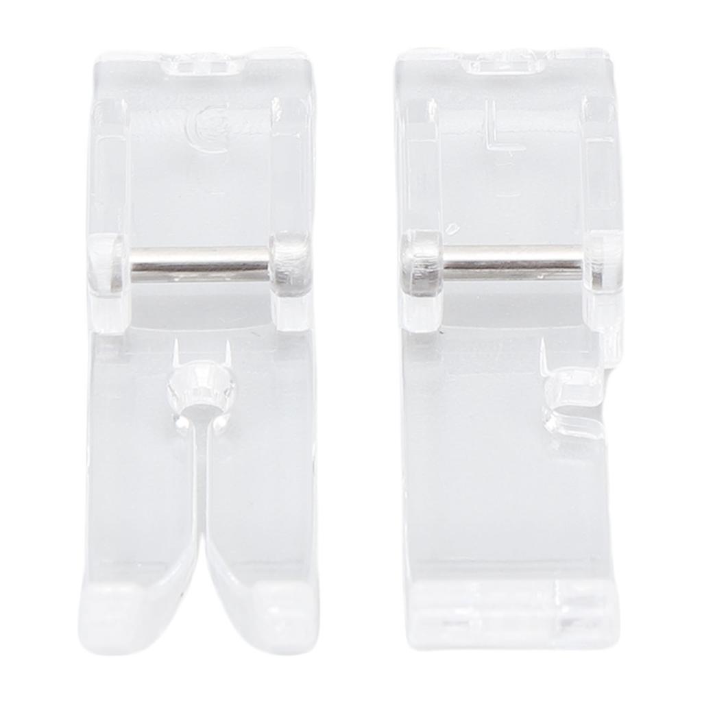 2 Stück Nähfuß Ersatz für Singer 2250 2259 8280 3221 3223 Nähmaschine Rechts Mitte Transparentfuß 10mm