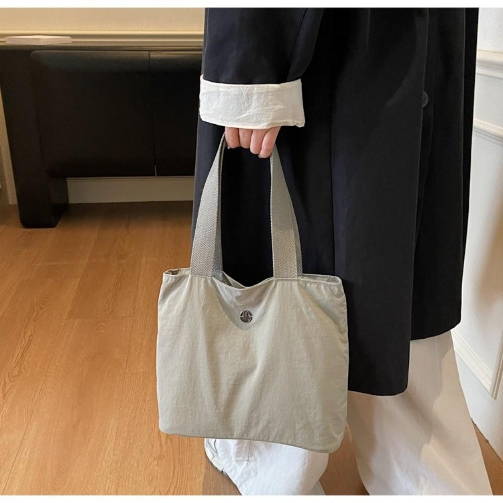 Fashion Simple Fashion Women's Handbag Versatile Lightweight Commute Bag Foldable Large Capacity Shoulder Bags School