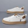 Fashion Fashion Trend Men Casual Leather Shoes 2024New Luxury Designers Casual Oxford Shoe Classic Lace-Up Antiskid Tenis Masculino Shoe