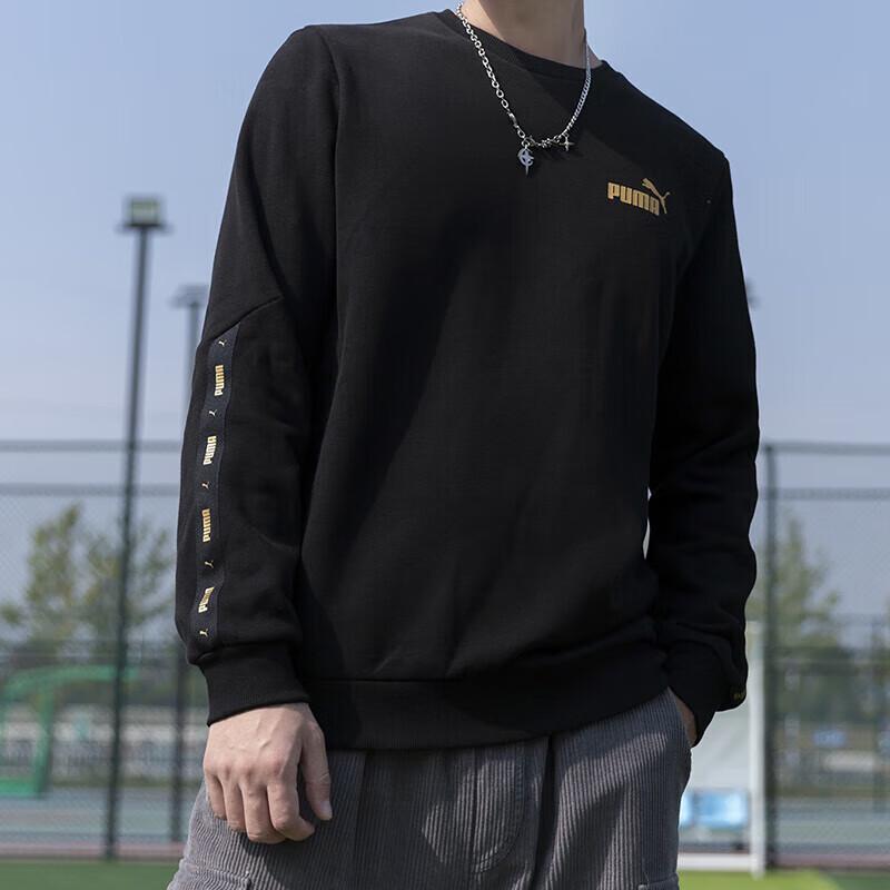 Puma Męska bluza z kapturem z logo, podszyta polarem