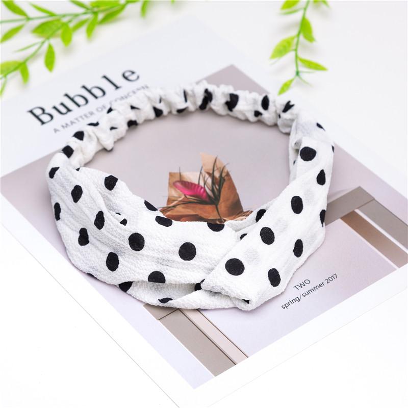 Mote Kvinner Jenter Sommer Bohemsk Hårbånd Print Pannebånd Vintage Kryss Turban Bandasje Bandanaer Hårbånd Hårtilbehør