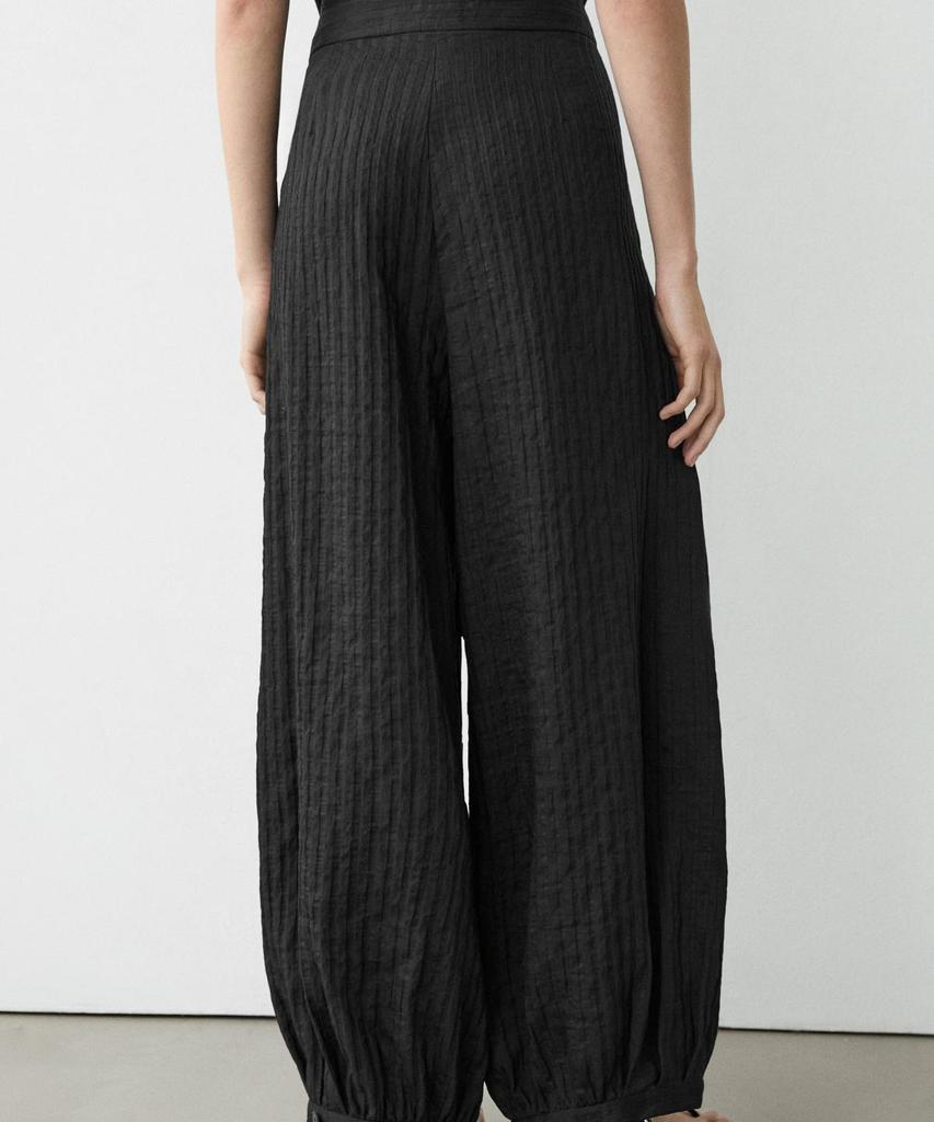 Masimodutti Fluid Linen Sarouel Pants