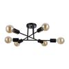 Lampa Przysufitowa Formio 6 E27 Czarny Mat Italux Pnd-4052-6-Bl