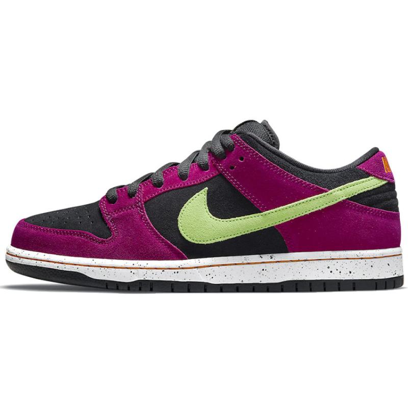 Nike Sb Dunk Low Pro 'Red Plum' Skateboard Shoes BQ6817-501
