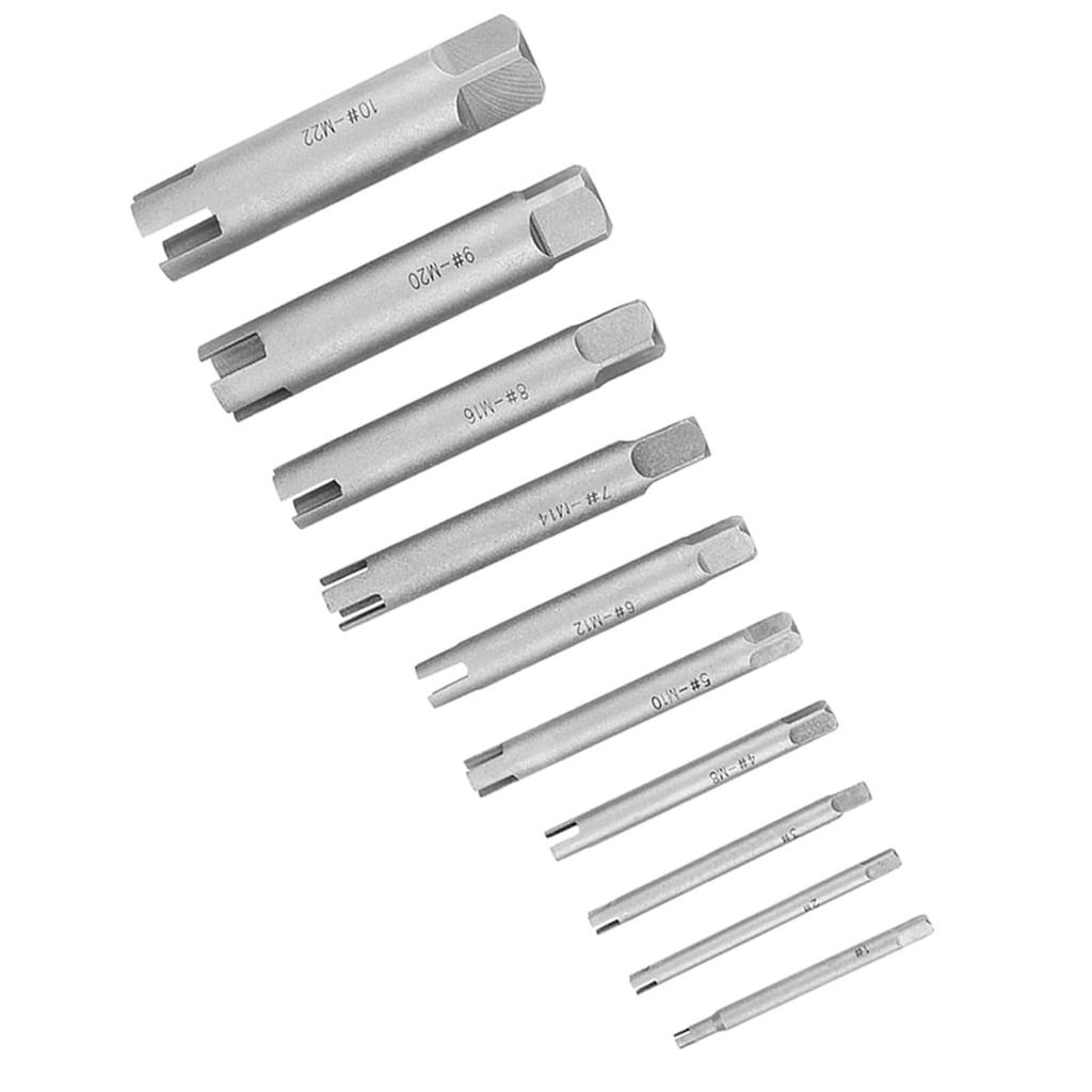 Tap Extractor 3/4 Flute Broken Tap Extractor, Screw Extractor Head Screw Remover Damaged Screw Extractor Set for Industrial Screw Bolt Removal Home
