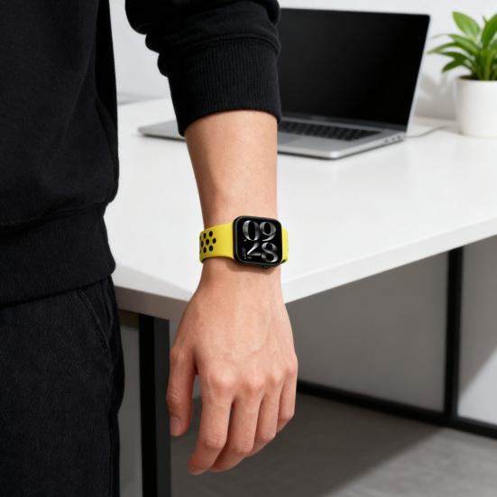 Silicone Watch Strap Replacement for Xiaomi Smart Band 8 Adjustable Waterproof Breathable Women Men