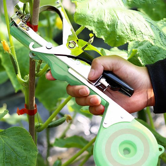 Labor-saving Plant Tying Machine One-handed Operation Hand Tools Professional Gardening Tape Tool for Vegetable
