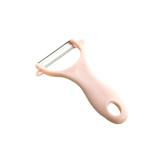 Potato Peeler for Easily Peeling Vegetables and Fruits, Red, with Peeler and Sprout Remover, Ergonomic Lightweight Handle, Non-Slip Handle (Pink)