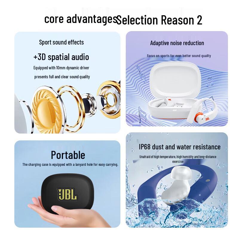 JBL Endurance Peak4 Wireless Sport Earbuds