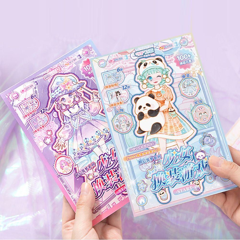 DIY Dress Up Sticker Cartoon Scrapbook Sticker Artistic Decorative Stickers