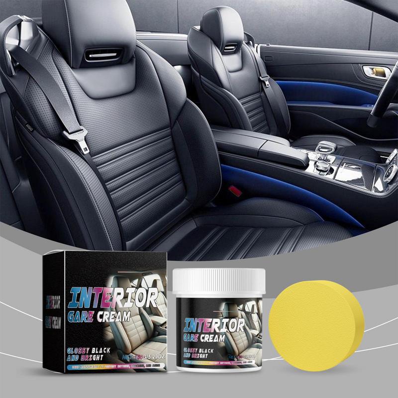 

Car Leather Cleaner Leather Care Interior Car Cleaner Scratch Repair Auto Cleaning Supplies with Sponge for Dashboard Furniture China Mainland