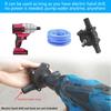 Household Electric Hand Drill Driven Water Pump Mini Self Priming Pump for Garden Home