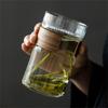 Heat Resistant Glass Tea Cup with Filter Chinese Kung Fu Tea Set Puer Flower Tea Mugs Household Transparent Convenient Teaware