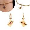 DIY Jewelry Gift Sparkling Golden Lucky Star Happy Girl & Boy North Star Splittable Sun & Moon Charm Beads Fit Original Bracelet