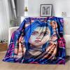 Game Jinx Arcane League of Legends Blanket Picnic Blanket Warm Comfortable Home Travel Birthday Custom blankets