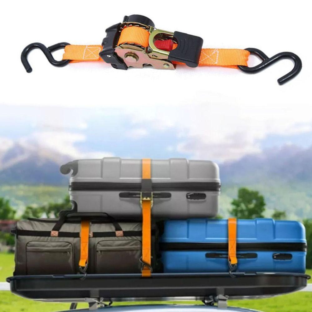 Thickening Self Retractable Ratchet Strap Strong Ratchet Straps Automatic Lashing Belt  Truck
