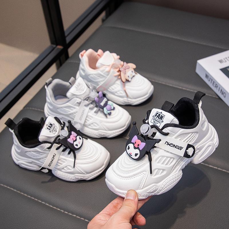 Dívčí sportovní boty, Lehké běžecké boty, Měkké podrážky, Nové podzimní dětské "dad shoes", Síťované chlapecké ležérní boty