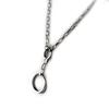 Altesse [L1917] - Silver-black 'Calypso' Steel Necklace