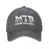 Mountain Bike Vintage MTB Summer Autumn Cap For Unisex Women Ponytail Baseball Cap Hip Hop Hats Denim Outdoor Casquette