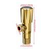 Brass 1/2inch Water Stop Valves Universals Water Flows Control Valves Hot/Cold Water Turn Angle Stop Valves