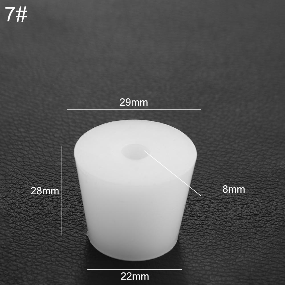 Silicone Wide Mouth Bottle Water Pipe Test Tube Bottle Stopper Fermenter Cover Silicone Plug