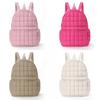Casual Nylon Backpack For Women With 16in Laptop Storage And Splicing Design For Travel And Leisure