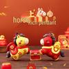 2-Pack Year of the Horse Mascot Keychain & Backpack Charm