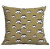 New Coffee Bean Creative Pillow Case Double-sided Printed Home Cafe Cushion Decoration