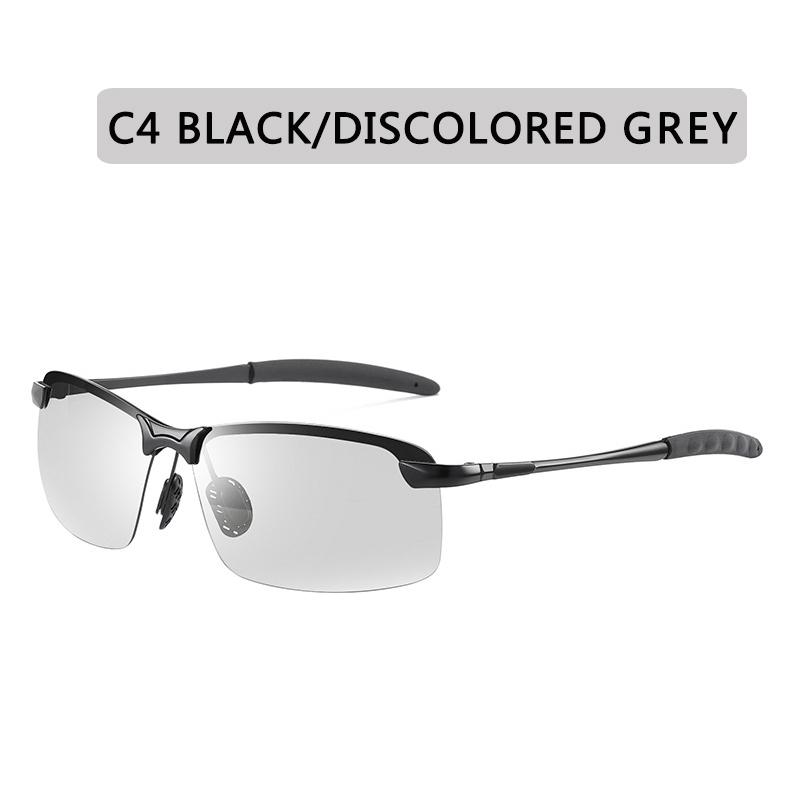 Occhiali da Sole Fotocromatici Uomo Polarizzati Camaleonte Occhiali Maschili Cambia Colore Occhiali da Sole Visione Giorno Notte Guida Occhiali uv400