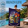Muppet Rock Stars Beach Towel, Quick-drying, Easy to Care for, Suitable for Both Fitness and Beach Vacations,Sports Essential