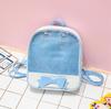 Premium Quality 6 Colors Clear Ita Bag Transparent Itabag Pin Display Backpack For Kids